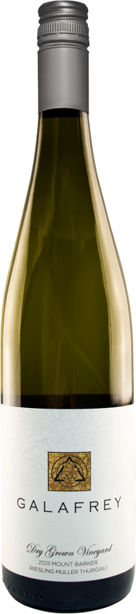 Galafrey Dry Grown Vineyard Riesling Muller Thurgau Riesling 2025 bottle - Mount Barker
